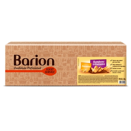 Bombom Amendoim Triturado Barion Caixa 2Kg