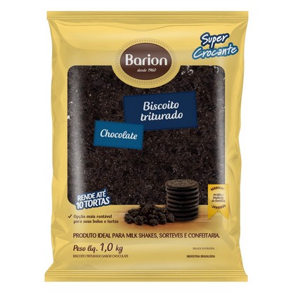 Biscoito Triturado Chocolate Barion Pacote 1Kg