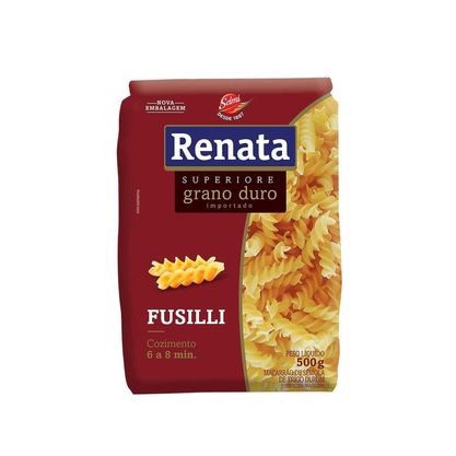 Macarrão De Sêmola Grano Duro Fusilli Superiore Renata Pacote 500G