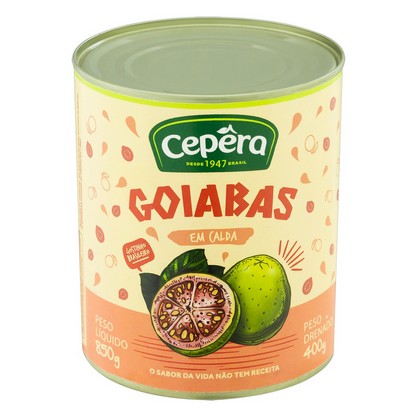 Goiaba Em Calda Cepêra Lata 400G