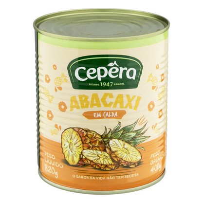 Abacaxi Em Calda Cepêra Lata 400G