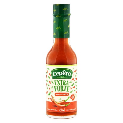 Molho De Pimenta Extraforte Picante Cepêra Vidro 60Ml