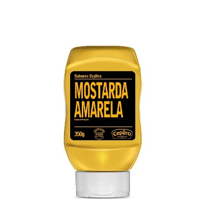 Mostarda Amarela Sabores Cepêra Squeeze 350G