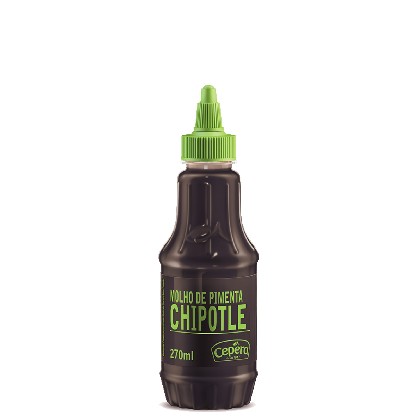 Molho De Pimenta Chipotle Defumada Sabores Cepêra Squeeze 270Ml