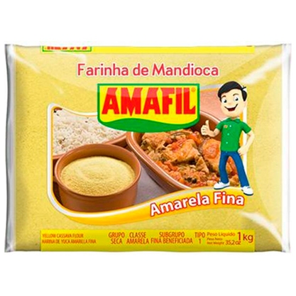 Farinha Amarela Amafil Pacote 1Kg