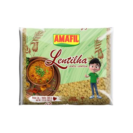 Lentilha Amafil Pacote 500G