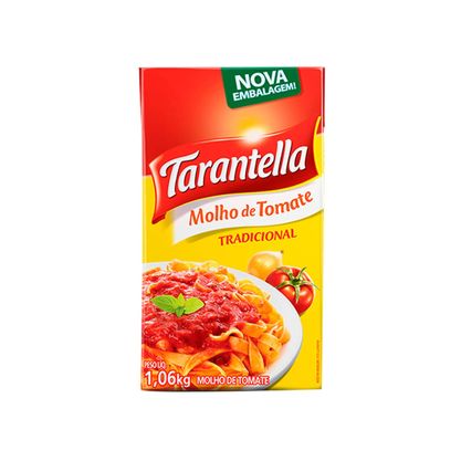 Molho De Tomate Tradicional Tarantella Tetra Pak 1,06Kg