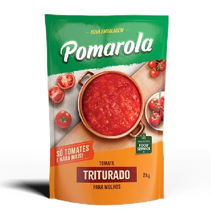 Tomate Triturado Para Molhos Pomarola Sachê 2Kg