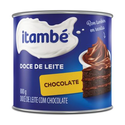 Doce De Leite Com Chocolate Itambé Lata 800G