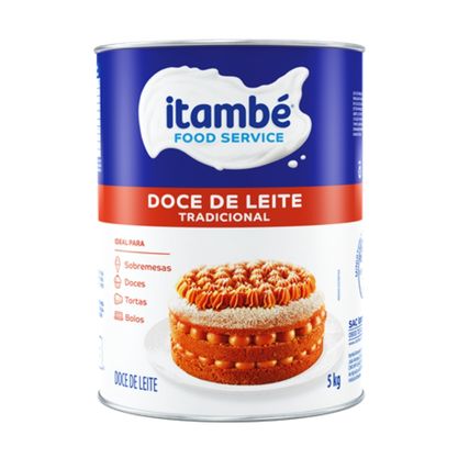 Doce De Leite Para Confeitaria Sem Amido Itambé Lata 5Kg