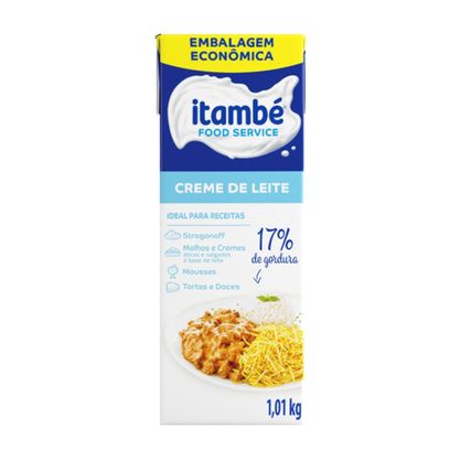 Creme De Leite Uht 17% De Gordura Itambé Tetra Pak 1,01Kg