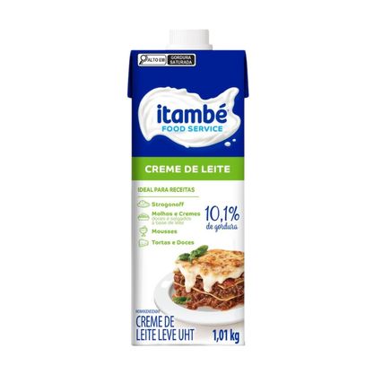 Creme De Leite Uht 10,1% De Gordura Itambé Tetra Pak 1,01Kg