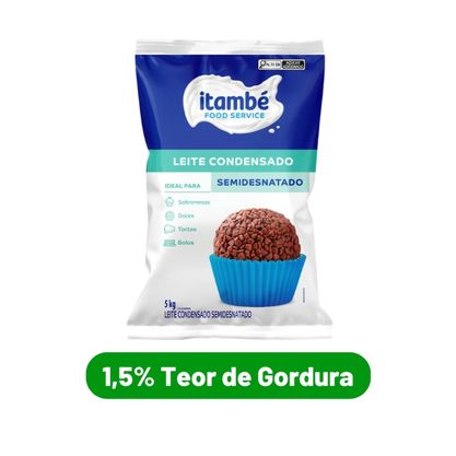 Leite Condensado Semidesnatado Itambé Bag 5Kg