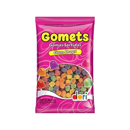 Bala De Goma Sabores Sortidos Gum Drops Gomets Dori Pacote 1Kg