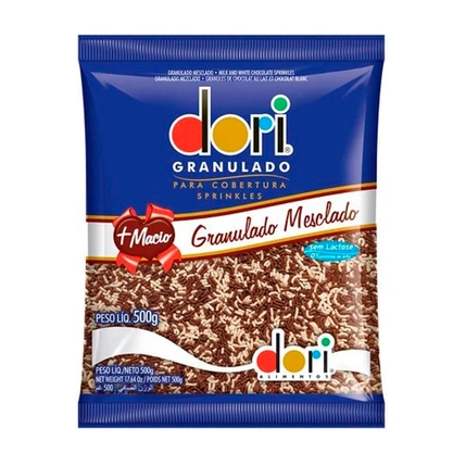 Chocolate Granulado Mesclado Dori Pacote 500G