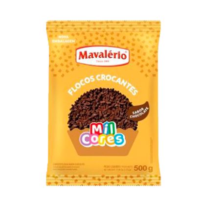 Flocos Crocantes Sabor Chocolate Mavalério 500G