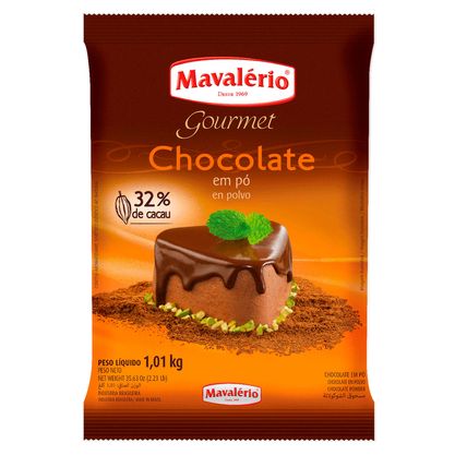 Chocolate Em Pó 32% Cacau Mavalério Pacote 1Kg