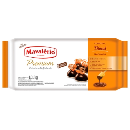 Cobertura Premium Blend Mavalério Barra 1,01Kg