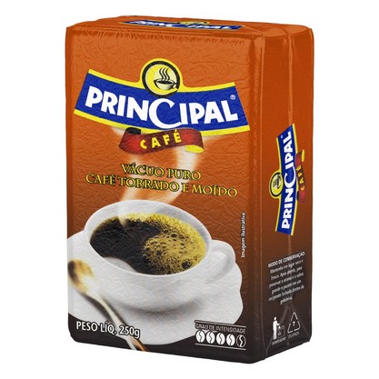 Café Torrado E Moído A Vácuo Forte Principal Pacote 250G