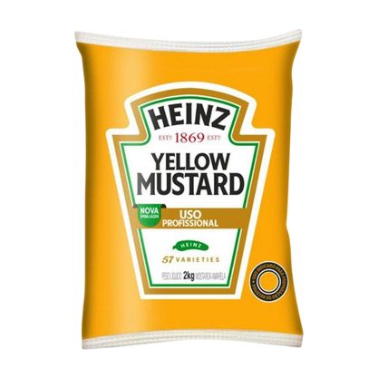 Mostarda Amarela Heinz Bag 2Kg