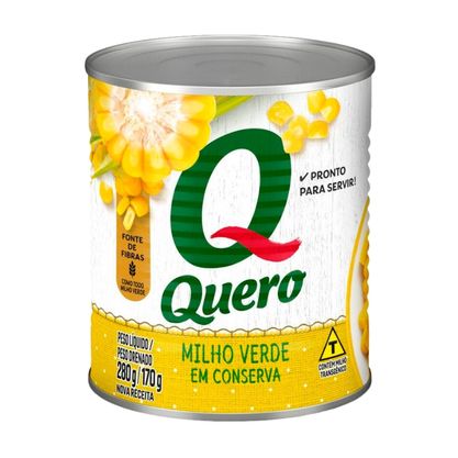 Milho Verde Em Conserva Quero Lata 170G