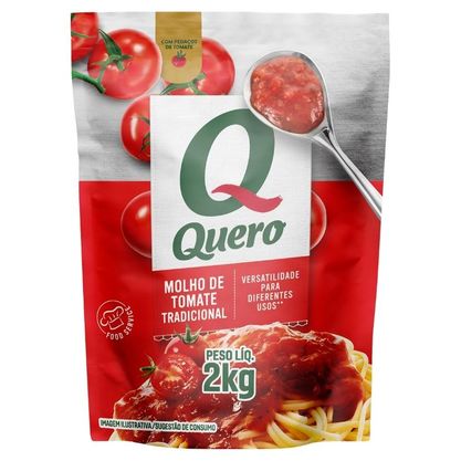 Molho De Tomate Tradicional Quero Sachê 2Kg