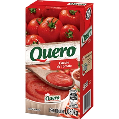 Extrato De Tomate Quero Tetra Pak 1,08Kg