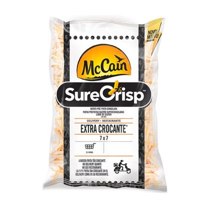 Batata Palito Congelada 7Mm Sure Crisp Mccain Pacote 2,5Kg