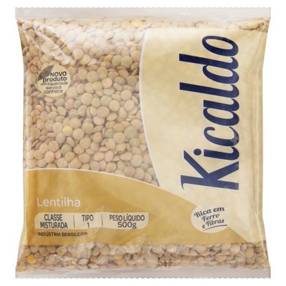 Lentilha Tipo 1 Kicaldo Pacote 500G