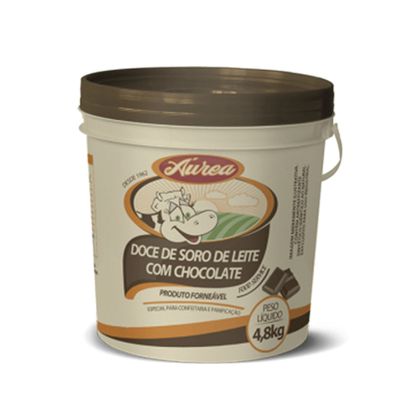 Doce De Soro De Leite Com Chocolate Aurea Balde 4,8Kg