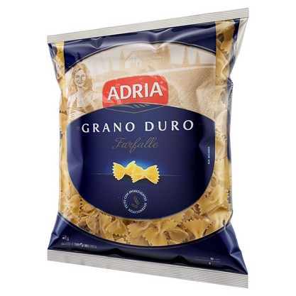 Macarrão De Sêmola Grano Duro Farfalle Adria Pacote 500G