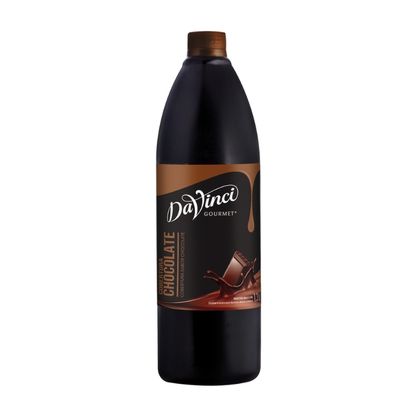 Cobertura Para Sorvete Sabor Chocolate Davinci Gourmet Squeeze 1,3Kg