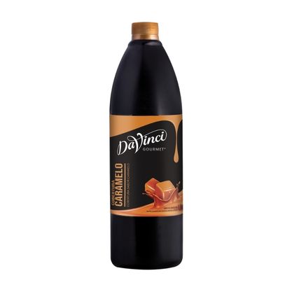 Cobertura Para Sorvete Sabor Caramelo Davinci Gourmet Squeeze 1,3Kg