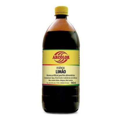 Essência Limão Arcolor Frasco 960Ml