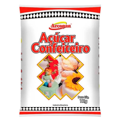 Açúcar De Confeiteiro Arcopan Pacote 1Kg