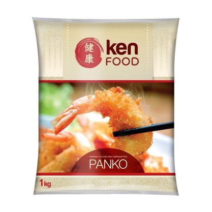 Farinha Flocada Para Empanar Panko Ken Food Pacote 1Kg