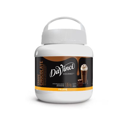 Mistura Para Preparo De Frapê Sabor Chocolate Davinci Gourmet Pote 1,05Kg