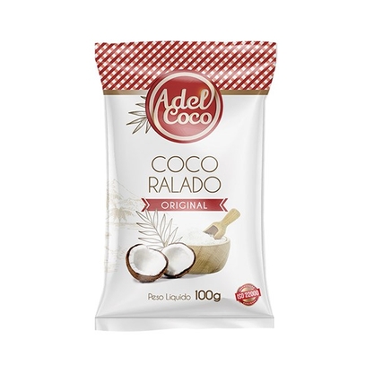 Coco Ralado Original Adel Coco Pacote 100G