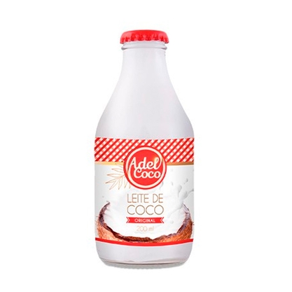 Leite De Coco Adel Coco Vidro 200Ml