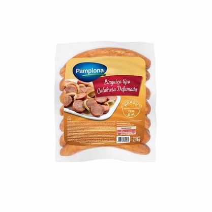 Linguiça Calabresa Defumada Pamplona 2,5Kg