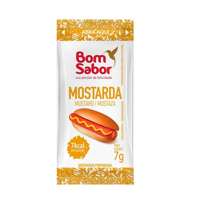 Mostarda Sachê Premium Bom Sabor Caixa 182X7g