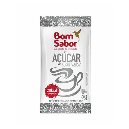 Açúcar Sachê Bom Sabor Caixa 1000X5g