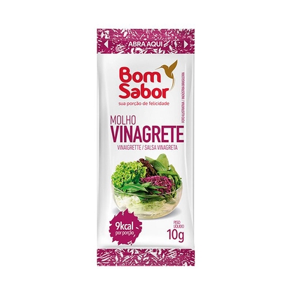 Molho Para Salada Vinagrete Sachê Bom Sabor Caixa 208X10g