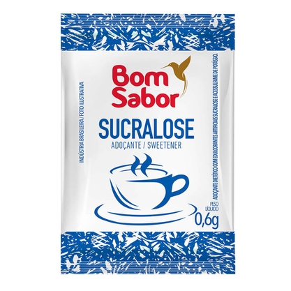 Adoçante Sucralose Sachê Bom Sabor Caixa 1000X0,6G