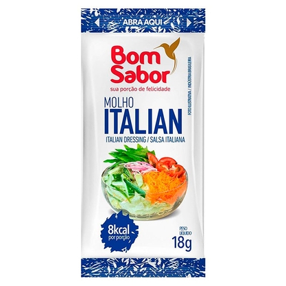 Molho Para Salada Italian Sachê Bom Sabor Caixa 120X18g