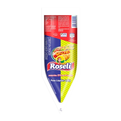 Requeijão Cheddar Resfriado Culinário Roseli Bisnaga 1,2Kg