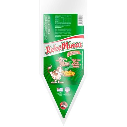 Requeijão Culinário Resfriado Rekeminas Bisnaga 1,8Kg