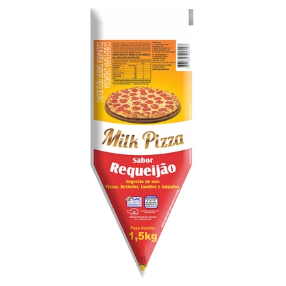 Requeijão Resfriado Culinário Milk Pizza Bisnaga 1,5Kg