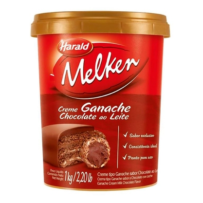 Ganache Ao Leite Harald Pote 1Kg