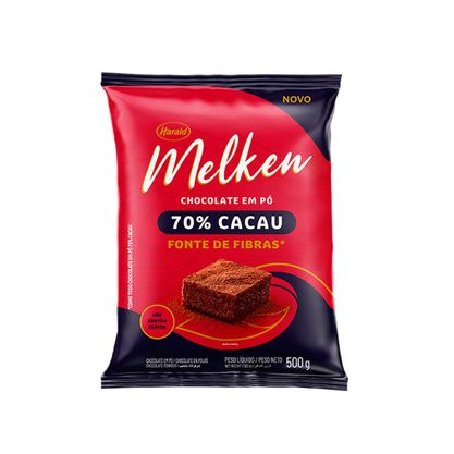 Chocolate Em Pó 70% Cacau Melken Harald Pacote 500G